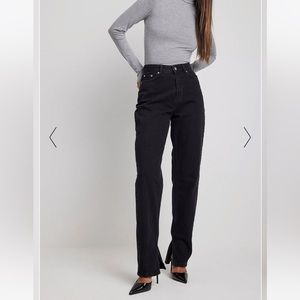 high waisted jeans